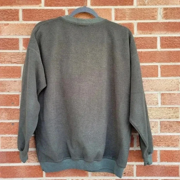 Vintage Northern Reflections Sweatshirt Women's Size Med Embroidered Cabin 90's - Picture 2 of 8